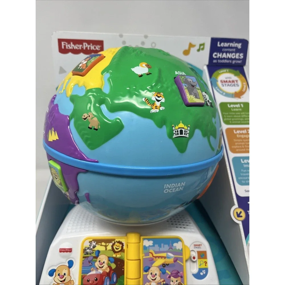 Fisher Price Globe Laugh And Learn Greetings Interactive Globe New In Box